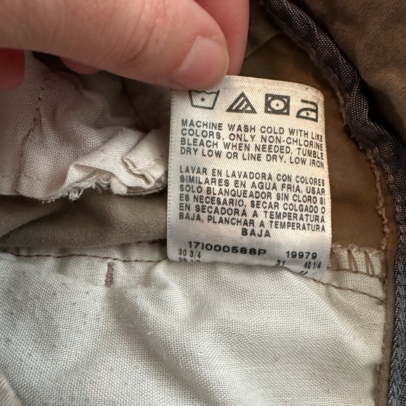 Lee Tailored Chino, slim straight leg, khaki pants - Picture 8 of 9